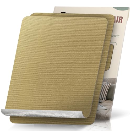 Flicken Selbstklebend Stoff, 23 x 28 cm 2 Stück Leinwand Stoff Selbstklebend, Khaki, Wasserdichtes Leinwand Flicken Selbstklebend für Sofa Zelt Möbel Autositz Liege von OAZ