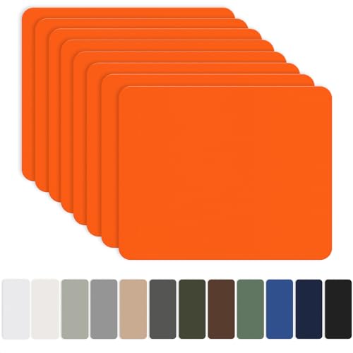 Nylon Selbstklebende Patches, OAZ 8 Stück 20x15cm Selbstklebender Wasserdichte Reparatur Patch, Nylon FlickeOrange Selbstklebend Schwarz&Oranglblau, für Zelte, Daunenjacke, Schlafsack, Tasche von OAZ