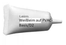 Weißleim, Tube, auf PVAC-Basis MINI Leim, Holzleim von OD