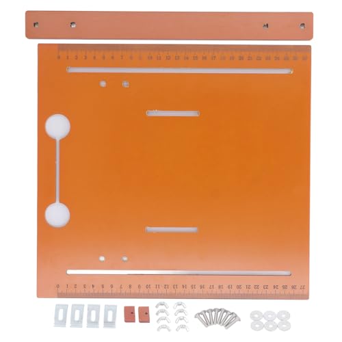 ODJTTIG30 x 28 cm Schneidemaschinen-Grundplatte, PP, stanzfrei, klare Skalen, Holzbearbeitungsschneider, Führungsbrett, Holzbearbeitungswerkzeuge von ODJTTIG
