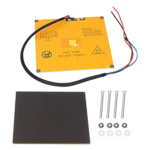 ODJTTIG3D-Drucker, beheiztes Bett, Glasplatte, Aluminiumsubstrat, Brutstätte, 1,5 mm Dicke, 220 mm, 12 V von ODJTTIG