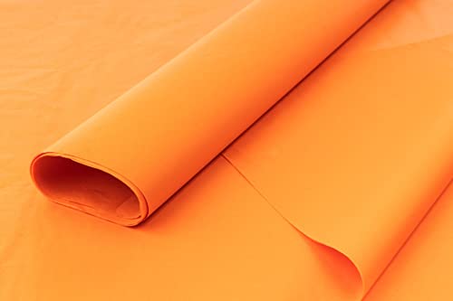 Farbiges Seidenpapier/Geschenkpapier/Geschenkpapierbögen (50,8 x 76,2 cm), erhältlich in 10er/25er & 50er (Orange, 10 Stück) von ODL Packaging