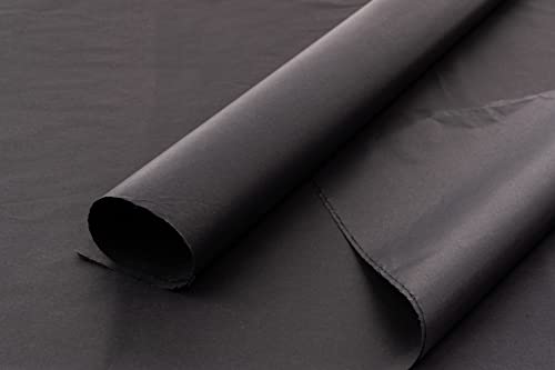 Farbiges Seidenpapier/Geschenkpapier/Geschenkpapierbögen (50,8 x 76,2 cm), erhältlich in 10s/25s/50er (schwarz, 50 Stück) von ODL Packaging