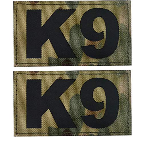 Infrarot Reflektierender K9 Hunde-Patch, IR Military Tactical Moral Armband Abzeichen Aufkleber Geschenk Emblem Applikationen mit Klettverschluss Befestigen Sie Aufnäher Multicam, 2 Stück, 8.9x4.9 cm Infrarot Reflektierender K9 Hunde-Patch, IR Military Tactical Moral Armband Abzeichen Aufkleber Geschenk Emblem Applikationen mit Klettverschluss Befestigen Sie Aufnäher Multicam, 2 Stück, 8.9x4.9 cm von ODSP