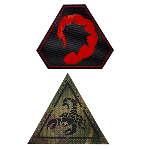 Reflektierender Skorpion-Aufnäher, Skorpionschwanz, Klettverschlüsse auf der Rückseite, Applikation, taktisches Emblem, Armband-Abzeichen von ODSP