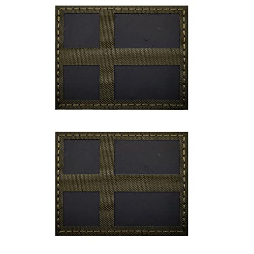 Dänemark Flagge IR Infrarot Reflektierende Applikation Patches Dänische Flaggen Aufnäher Taktisches Militär Moral Emblem Armband Geschenk Abzeichen Dekorative Applikationen von ODSS