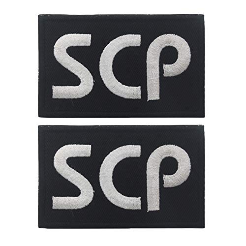 SCP Containment Procedures Foundation Secure Contain Protect Tactical Hook Patch Badges Emblem Applique Hook Patches für Kleidung Rucksack Zubehör (l) von ODSS