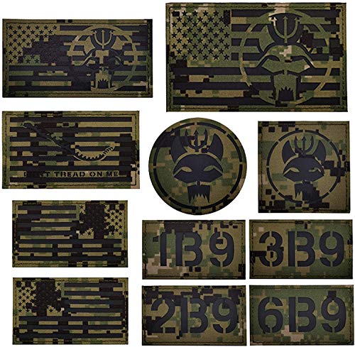 Siegel Team DEVGRU Dreizack Katzenkopf IR Infrarot reflektierende Patch, anpassbare personalisierte amerikanische Flagge, Rufzeichen, treten Sie nicht auf mich Armee Moral Patches von ODSS