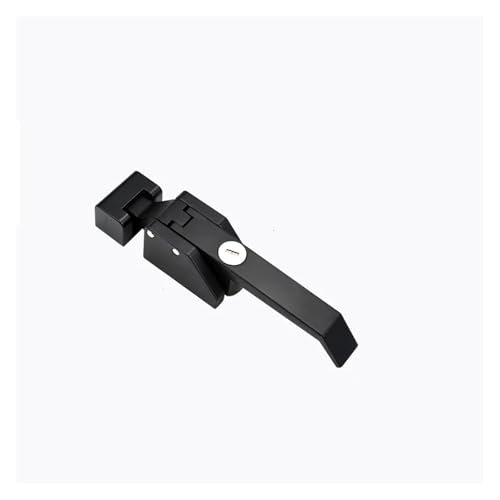 OEBBTODM Gefrierschrank Griff Backofen Tür Scharnier Kalten Lagerung Shop Industrielle Knopf Schloss Latch Hardware(Black with Key) von OEBBTODM