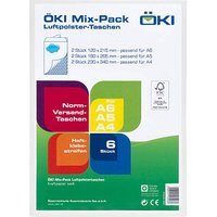 ÖKI Luftpolstertaschen Mix-Pack weiß für DIN A4, A5, A6 von ÖKI