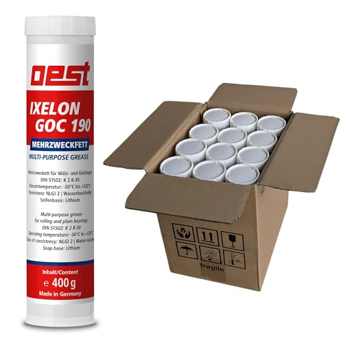 Ixelon GOC 190 | Schmierfett 12 x 400 g Kartuschen von OEST