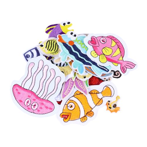 OFFIGAM 16pcs Stickpatches Kleidungsstücke Aufkleber Kleidungszubehör von OFFIGAM