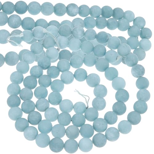 OFFIGAM 2 Aquamarinperlen Tropfenförmige facettierte Perlen Kit zur Herstellung von Perlenarmbändern Hornperlen wheinatsgeschenke gemstone beads Abstandsperle Schmuckperlen Naturstein von OFFIGAM