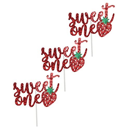 OFFIGAM 3 Stück Kuchen Zeichen party sachen geburtstagseinladungen Kuchendekoration zum ersten Geburtstag Dessert-Cupcake-Topper Obst hochzeitsdeko Foto-Requisiten Fruchtdekore rot OFFIGAM 3 Stück Kuchen Zeichen party sachen geburtstagseinladungen Kuchendekoration zum ersten Geburtstag Dessert-Cupcake-Topper Obst hochzeitsdeko Foto-Requisiten Fruchtdekore rot von OFFIGAM