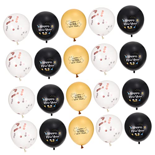 OFFIGAM 30 Stücke Emulsion Dekorative Latex Ballon Neue Jahr Ornament Rose Gold Luftballons Festival Szene Schmuck Liefert von OFFIGAM