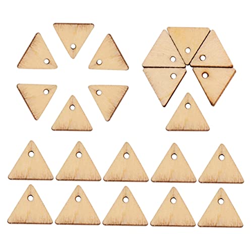 OFFIGAM 300 Stück Hölzerne Dreieck Holzchip -anhänger Machen Scrapbooking Dreieckiges Brett Dekoration Scheiben Kunsthandwerk Loch Kind Ornamente Stichworte Light Brown OFFIGAM 300 Stück Hölzerne Dreieck Holzchip -anhänger Machen Scrapbooking Dreieckiges Brett Dekoration Scheiben Kunsthandwerk Loch Kind Ornamente Stichworte Light Brown von OFFIGAM