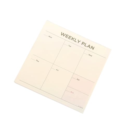 60 Blatt Büro-Notizblock Terminplaner datiertes Notizbuch Punkt-Journal-Notizbuch Planungsnotizbuch Tagesablauf 2023 büromaterial office supplies notebooke work planner Notizzettel OFFSCH von OFFSCH