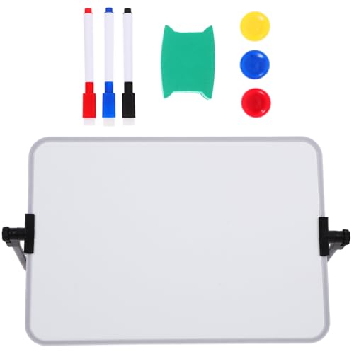 Kleines Whiteboard-set Whiteboard Trocken Abwischbar Schreibtischplatte Magnetisch Whiteboard Mit Staffelei Whiteboard Zum Zeichnen Tischlöschbrett Whiteboards Für Studenten Metall OFFSCH von OFFSCH