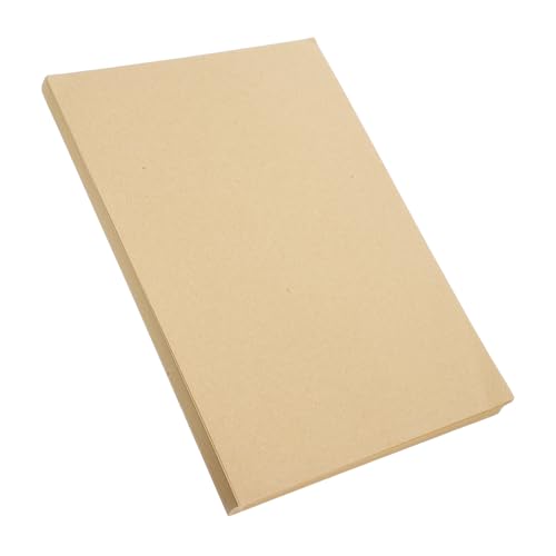 OFFSCH 1 Packung Kraftpapier Karton braunes Bastelpapier braunes Druckerpapier Decoupage Handwerkspapier leere postkarten zum ausdrucken Postkarten zum Versenden Zellstoffpapier Khaki von OFFSCH