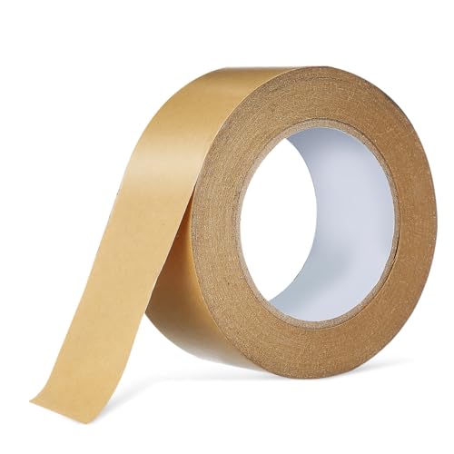 OFFSCH 1 Rolle Kraftpapierband Packband Papier Breites Klebeband Kartonverschlussband Braunes Packband Braunes Papierband Papierband Zum Verpacken Von Kartons Verstärktes Packband von OFFSCH