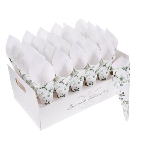 OFFSCH 1 Satz Hochzeitspapierprodukte hochzeit konfetti Konfetti-Halter aus Papier geschenkverpackung hochzeitsschmuck Hochzeitsdekoration Tablett Partyzubehör Pommes von OFFSCH