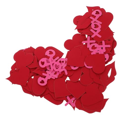 OFFSCH 1 Satz Konfetti zum Valentinstag hochzeitsdeko hochzeits dekoration Hochzeitstischstreuer Konfetti auf dem Hochzeitstisch Tischdeko Konfetti liebe Konfetti Papier von OFFSCH