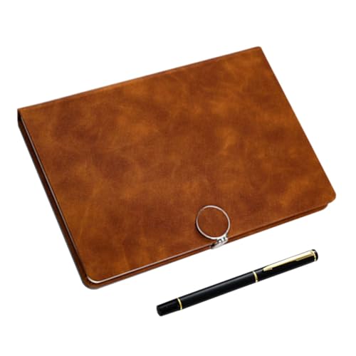 OFFSCH 1 Satz Notebooktasche A5-notizbuch Tragbarer Notizblock Notizbücher College Regiert Ideen-notizbuch Reisenotizbuch Student Handschrift Notizblock Tagebuch-notizblock Coffee Papier von OFFSCH