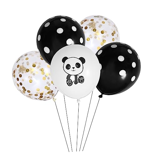 OFFSCH 1 Satz Panda-Ballon Rot und Luftballons Perlweiße Luftballons goldener Ballon Luftballons Girlande hochzeitsdeko geburtstagsdeko Geburtstagsfeierdekor Partyzubehör Emulsion von OFFSCH