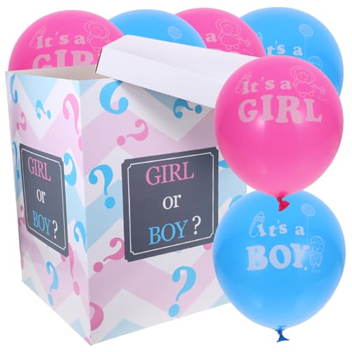 OFFSCH 1 Set Babyparty-geschlechtsoffenbarungsbox Oder Mädchen Baby-ballonbox Für Babyparty von OFFSCH