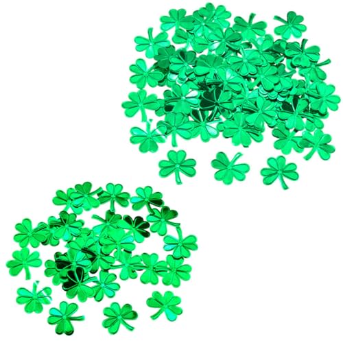 OFFSCH 1 Set Party Dekoration Konfetti Day Confetti Party Dekorationen Patricks Tag Geburtstagstisch Dekorationen Silber Konfetti St Patricks Konfetti Shamrocks Shamrock Cutouts von OFFSCH