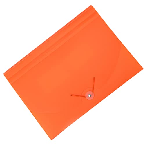 OFFSCH 1 Stück Office File Ordner Datei A4 Dokumentdatei Datenspeicherordner (orange) von OFFSCH