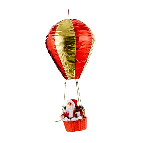 OFFSCH 1pc Santa Heißer Luft Ballon Weihnachten Decor Fallschirm Santa Decke Dekoration für Party Weihnachten Vibe Ornament von OFFSCH