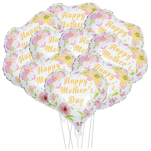 OFFSCH 10 Pcs Muttertagsfolienballons Große Folienballons Muttertagsparty -dekoration von OFFSCH