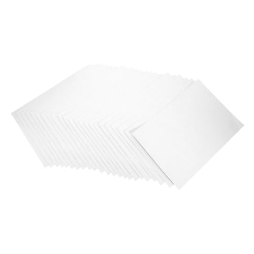 OFFSCH 100 Blatt Bedruckbares Blanko Aufkleberpapier Selbstklebende Etiketten Stickerpapier Zum Bedrucken Leeres Papier Für Drucker von OFFSCH