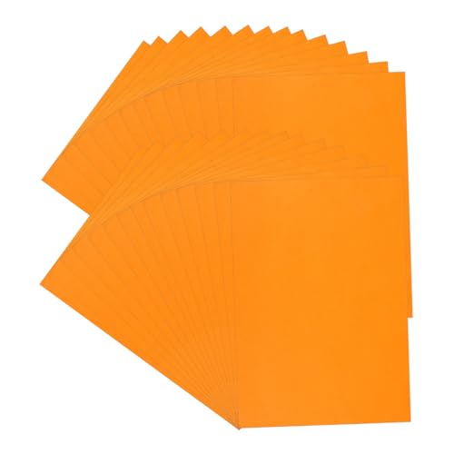 OFFSCH 100 Blatt Farbdruckpapier DIY Origami Papier Faltpapier Origami Papier Bulk Druckerpapier Buntes Papier Bastelpapier Druckpapier Bulk Malpapier Orange von OFFSCH