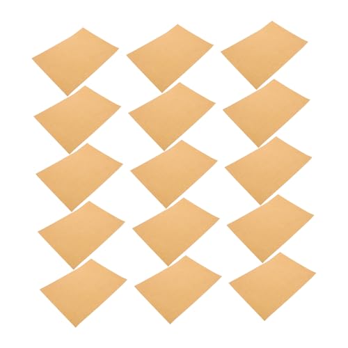 OFFSCH 100 Blatt Kraft papier Etiketten papier Etikettenaufkleber aus Kraftpapier leeres Kraftpapier Aufkleberpapier letter paper Blanko-Aufkleber aus Kraftpapier Etikett aus Kraftpapier von OFFSCH