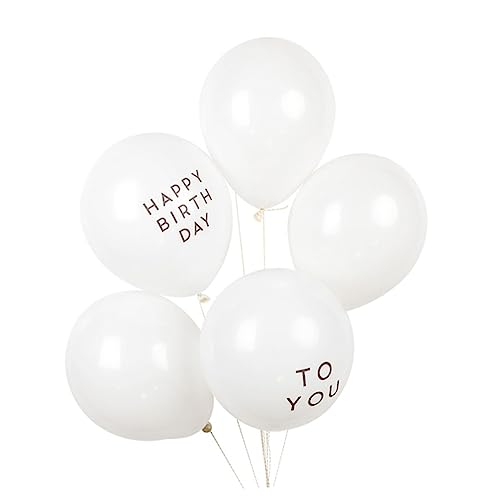 OFFSCH 100 Stück 12 Latexballons buchstaben ballons luftballons geburtstagsballons birthday ballons gebutagsdeko Babyballons Gedenkballons geburtstagsfeier dekoration Hochzeitsballons von OFFSCH