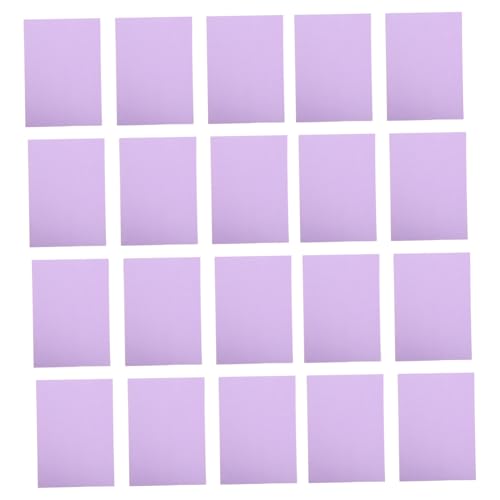 OFFSCH 100 Stück Kopierpapier Karton Kartonpapier Scrapbooking Karton Druckerpapier Karton DIY Bastelmaterialien Bastelmaterial Origami Materialien Lavendel Zellstoffpapier von OFFSCH