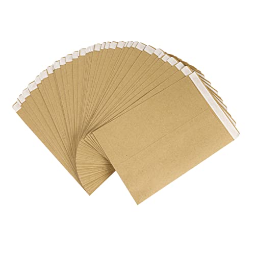 OFFSCH 100st Kraft-umschlag Vintage Kraft Umschlag Dokumentenversorgung Praktische Dokumententasche Tragbare Dokumententasche Praktische Aktentasche A4 Umschläge Khaki Kraftpapier von OFFSCH