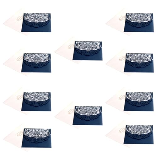 OFFSCH 10St Einladungen zum Bankett einladungskarten geldumschläge hochzei envelopes nupsis wedding invitations geburtstagstorte durchschreibepapier die festu büwa umschlag paper tig Blue von OFFSCH