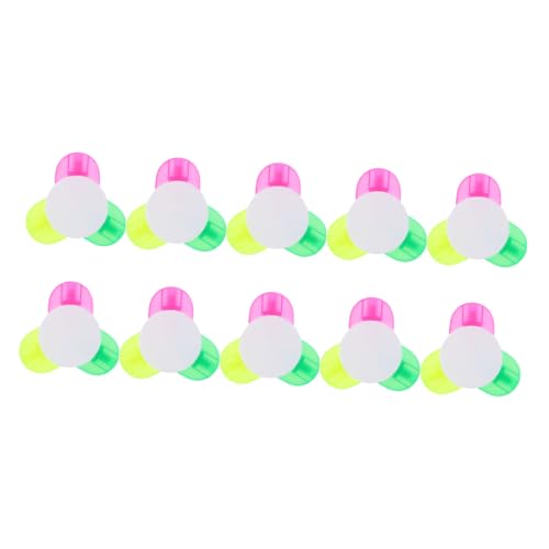 OFFSCH 10st Textmarker Bunter Highlighter Aquarell Markierungsstift Fluoreszierender Stift Multifunktionaler Markierungsstift Blütenblätter Highlighter Farbmarker Permanentmarker Plastik von OFFSCH