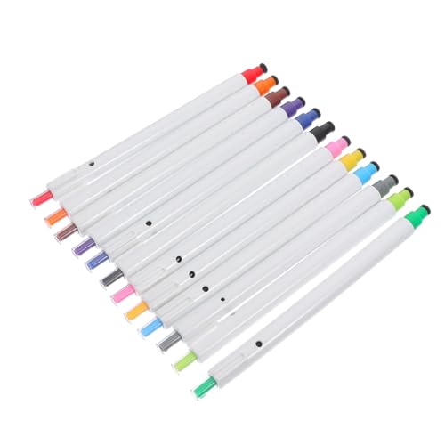 OFFSCH 12St Drücken Sie den Aquarellstift Stifte zum Zeichnen flüssiger Textmarker Marker zum Färben von Wasser schreibkladde wachsmalstifte kinder Druckstifte Schulzubehör Plastik von OFFSCH