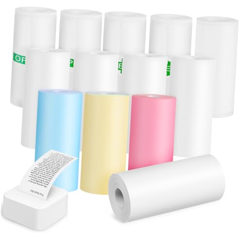 OFFSCH 13Rollen Thermopapier Selbstklebendes Druckerpapier und Einfarbiges Druckpapier für Thermodrucker Vielseitig Einsetzbar und Einfach zu Wechseln OFFSCH 13Rollen Thermopapier Selbstklebendes Druckerpapier und Einfarbiges Druckpapier für Thermodrucker Vielseitig Einsetzbar und Einfach zu Wechseln von OFFSCH