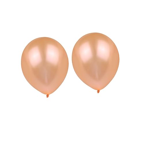 OFFSCH 14 Teiliges Roségold Ballon Set Für Geburtstagsfeier Und Festdekoration 2 Stern Aluminiumfolienballons 2 Herz Aluminiumfolienballons 10 Runde Latexballons von OFFSCH