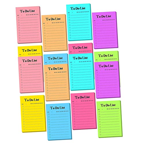 OFFSCH 16 fluoreszierendes Papier write board office zubehör nootbook memoboard notebooks Büro-Notizblöcke Haftnotizen für den Tagesplan Aufkleber Wohnaccessoires nützlicher Memo-Sticker von OFFSCH