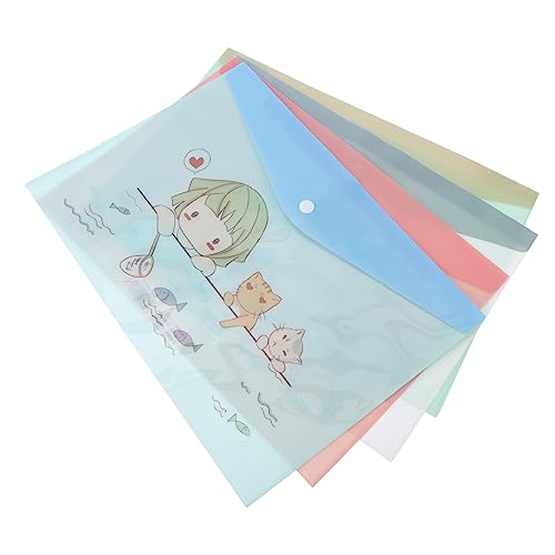 OFFSCH 16St Aktenhalter aufbewahrungssack storage pockets aktenkoffer Cartoon Datei Tasche transparent bag folders a4 transparente Geldbörse briefumschläge Aktentasche Aktenumschlag pp von OFFSCH