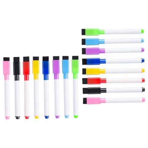 OFFSCH 18 Stück Whiteboard Stift Markierungsstifte Trocken Abwischbare Marker Feine Spitze Whiteboard Für Studenten Markierungsstift Whiteboard Magnetische Briefpapier Marker von OFFSCH