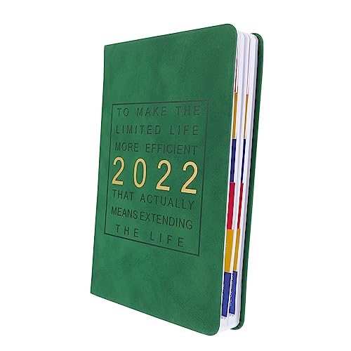 OFFSCH 1Stk Agendabuch 2022 write board büroartikel Pläne notebooke Notizblöcke für die Arbeit Arbeitstagebuch 2022 schülerkalender Schüler-Notizblöcke Planen Sie Notizblöcke Papier Green von OFFSCH