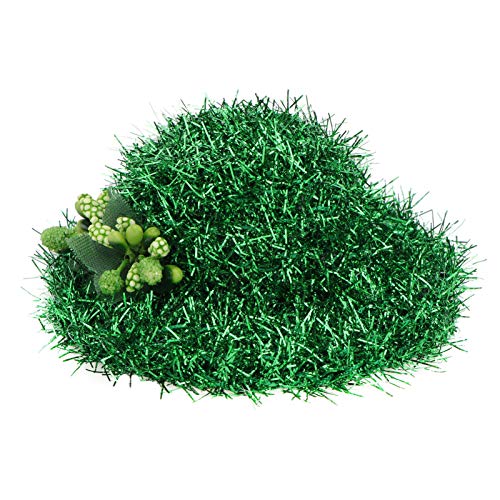 OFFSCH 1Stk Haarnadel mit grünem Zylinder Hut gestaltete Haarspange Kopfbedeckung st patricks day haarschmuck haarklammer grün Party-Kostümzubehör Hut Haarnadel das Haustier Green von OFFSCH