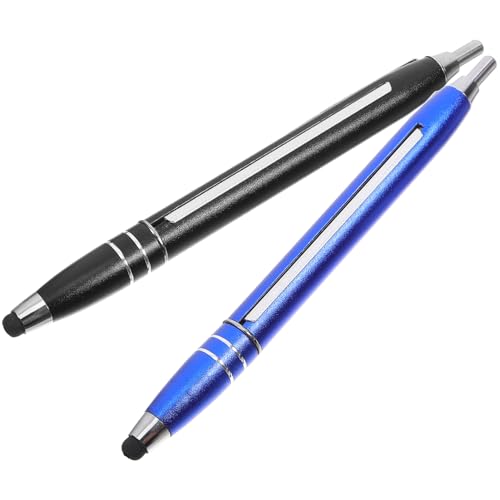 OFFSCH 2 Stück Zeichnung Kugelschreiber Kugelschreiber Ergonomischer Schreibstift Zeigestift Haushalt Metallstift Kugelschreiberminen Interessante Spaßstifte Kugelschreiber Für von OFFSCH